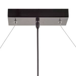 Hanglamp Kamia textielmix - zwart - Aantal lichtbronnen: 4