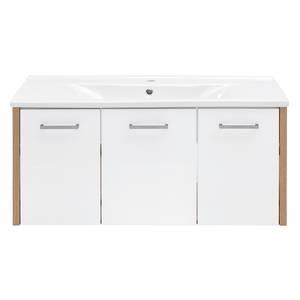 Meuble lavabo Soko I Blanc - Bois manufacturé - 99 x 48 x 45 cm