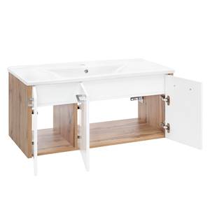 Meuble lavabo Soko I Blanc - Bois manufacturé - 99 x 48 x 45 cm