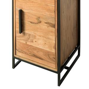 Garderobe Woodson II massief acaciahout/ijzer - Acaciahouten Lichtbruin