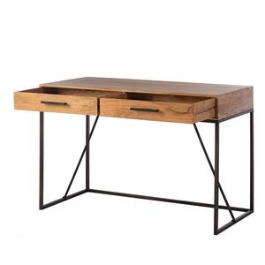 Console Woodson II Acacia massif / Fer - Acacia Marron clair