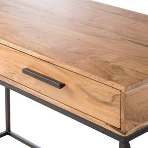 Console Woodson II Acacia massif / Fer - Acacia Marron clair