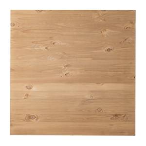 Salontafel Ummanz Massief grenenhout - honingkleurig grenenhout/wit grenenhout - Pijnboomhout wit - 75 x 75 cm