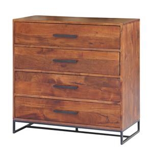 Commode Woodson Acacia massif - Acacia brun