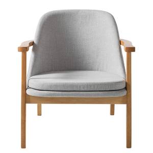 Fauteuil Londo geweven stof - Lichtgrijs