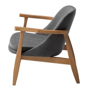 Fauteuil Londo geweven stof - Grijs