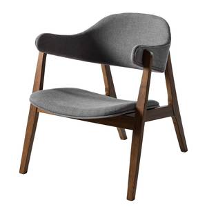 Fauteuil Sadler I geweven stof - Grijs