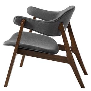 Fauteuil Sadler I geweven stof - Grijs