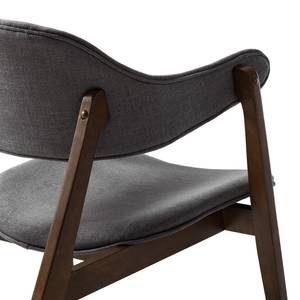 Fauteuil Sadler I geweven stof - Grijs