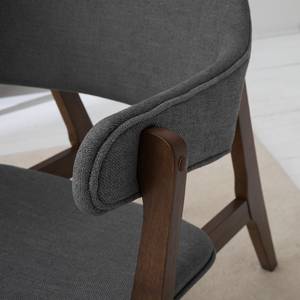 Fauteuil Sadler I Tissu - Gris