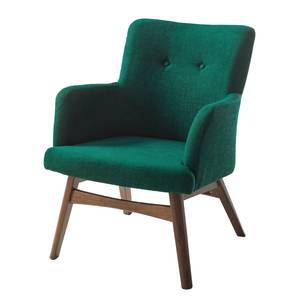 Fauteuil Joreen II Geweven stof - Groen