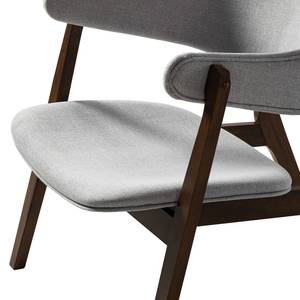 Fauteuil Sadler I geweven stof - Lichtgrijs