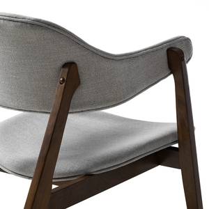 Fauteuil Sadler I geweven stof - Lichtgrijs