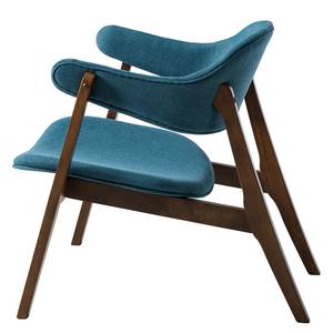 Fauteuil Sadler I geweven stof - Blauw