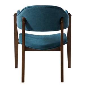 Fauteuil Sadler I geweven stof - Blauw