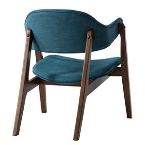 Fauteuil Sadler I geweven stof - Blauw