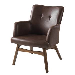 Fauteuil Joreen I Aspect cuir vieilli