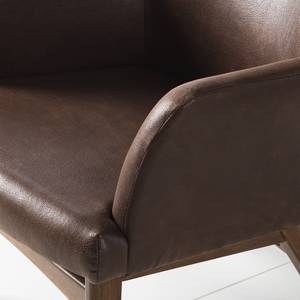 Fauteuil Joreen I Aspect cuir vieilli