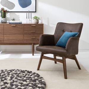 Fauteuil Joreen I antieke leerlook