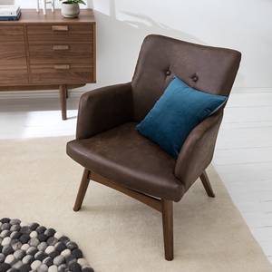 Fauteuil Joreen I antieke leerlook