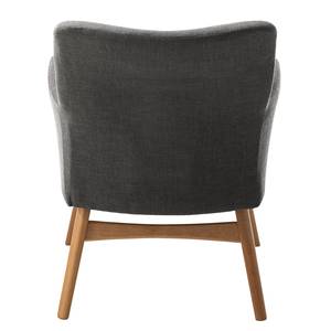 Fauteuil Joreen III Geweven stof - Grijs