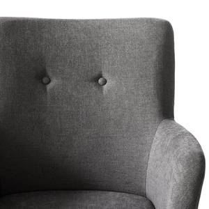 Fauteuil Joreen III Geweven stof - Grijs