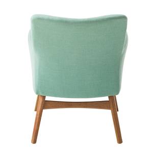 Fauteuil Joreen III Geweven stof - Mintkleurig