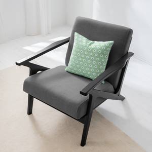 Fauteuil Coop II geweven stof - Grijs