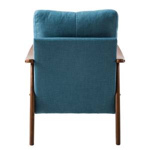 Fauteuil Benson I geweven stof - Blauw