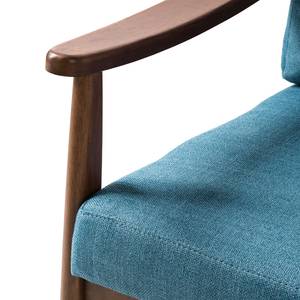 Fauteuil Benson I geweven stof - Blauw