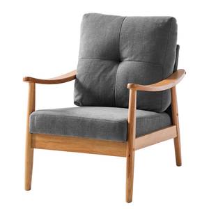 Fauteuil Benson II geweven stof - Grijs