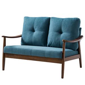 Sofa Benson I (2-Sitzer) Webstoff - Blau