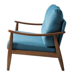 Sofa Benson I (2-Sitzer) Webstoff - Blau