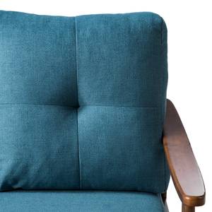 Sofa Benson I (2-Sitzer) Webstoff - Blau