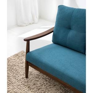 Sofa Benson I (2-Sitzer) Webstoff - Blau