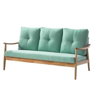 Sofa Benson II (3-Sitzer) Webstoff - Mint