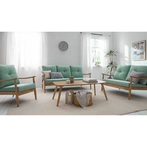 Sofa Benson II (3-Sitzer) Webstoff - Mint