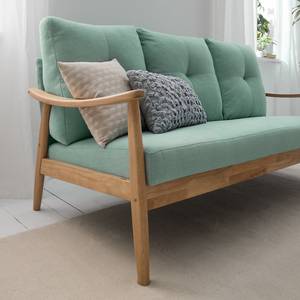 Sofa Benson II (3-Sitzer) Webstoff - Mint