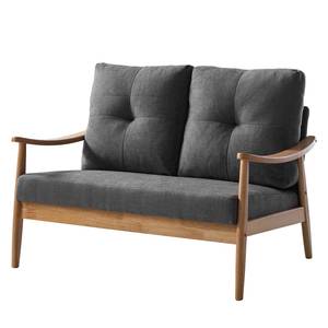 Sofa Benson II (2-Sitzer) Webstoff - Grau