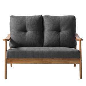 Sofa Benson II (2-Sitzer) Webstoff - Grau