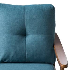 Sofa Benson I (3-Sitzer) Webstoff - Blau