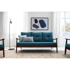 Sofa Benson I (3-Sitzer) Webstoff - Blau