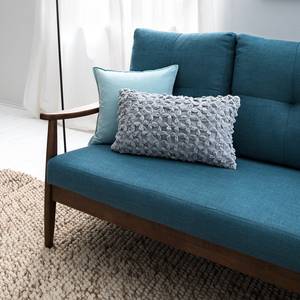 Sofa Benson I (3-Sitzer) Webstoff - Blau