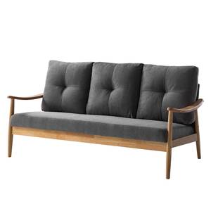 Sofa Benson II (3-Sitzer) Webstoff - Grau