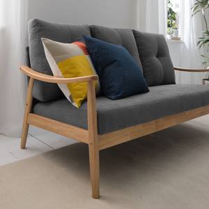 Sofa Benson II (3-Sitzer) Webstoff - Grau