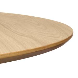 Eettafel Mecosta metaal - Eikenhout/Mintgroen - Diameter: 150 cm