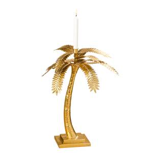 Kerzenständer Palme Glossy Eisen - Gold