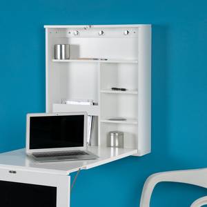 Bureau escamotable Meldal Blanc