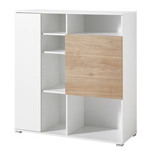 Aktenschrank Paseo l Weiß / Eiche Kendal Dekor