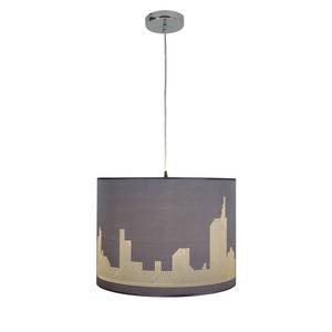Hanglamp Manhattan roestvrij staal - grijs
